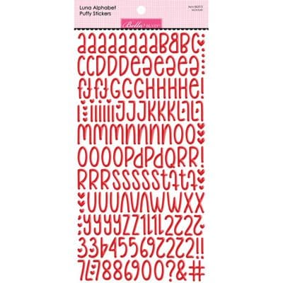 Bella Besties Luna Alphabet Puffy Stickers - McIntosh