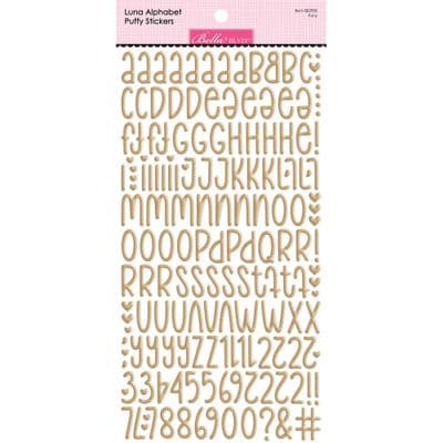 Bella Besties Luna Alphabet Puffy Stickers - Pony