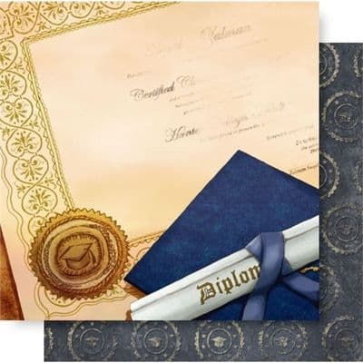 Best Creations 12x12 Paper - Graduation Certificate - GP 153