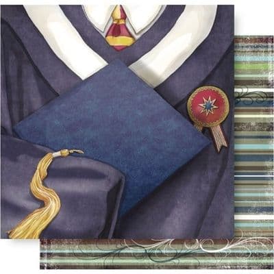 Best Creations 12x12 Paper - Graduation Gown - GP 152