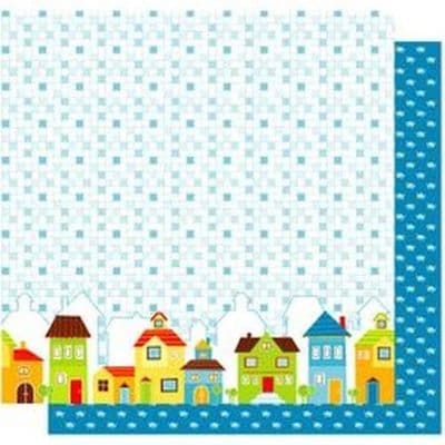Best Creations 12x12 Paper - Transportation - Houses