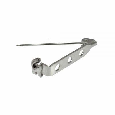 Brooch Pins - Platinum 25mm - 6 pack