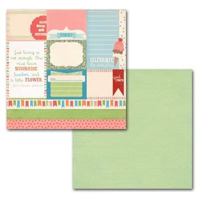 Carta Bella 12x12 Paper - Alphabet Junction - Alpha Cards 