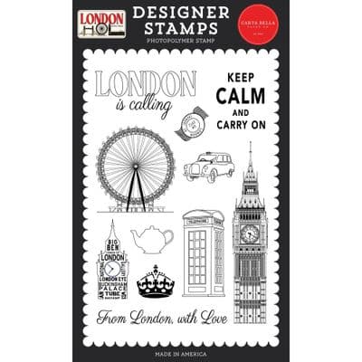 Carta Bella Clear Stamp Set - London is Calling