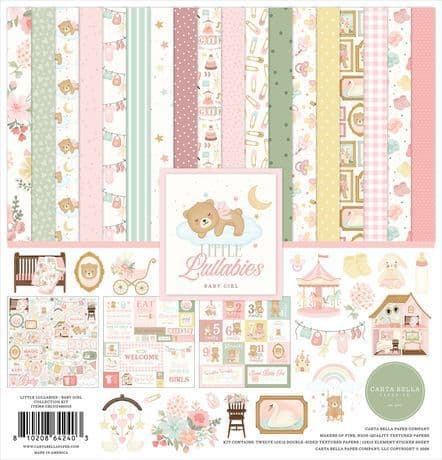 Carta Bella Collection Kit - Little Lullabies Baby Girl
