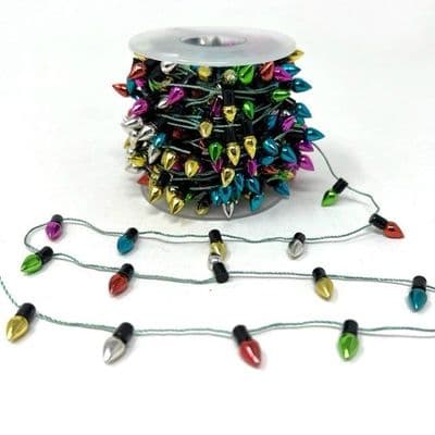 Christmas Lights Trimming - Multi Coloured 12mm - 1 Metre