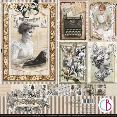 Ciao Bella 12x12 Inch Paper Pad - Typographic