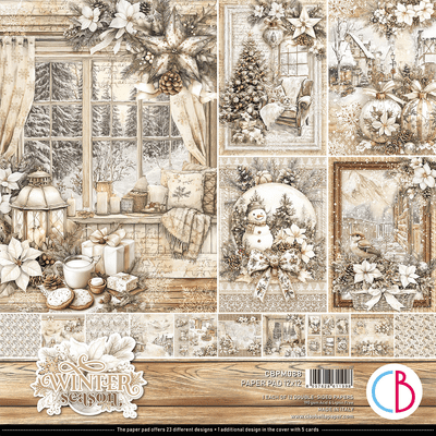 Ciao Bella 12x12 Inch Paper Pad - Winter Season