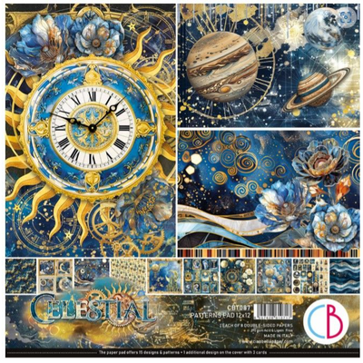 Ciao Bella 12x12 Inch Patterns Paper Pad - Celestial