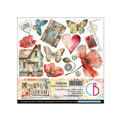 Ciao Bella 6x6 Inch Fussy Cut Pad - Majestic Dream