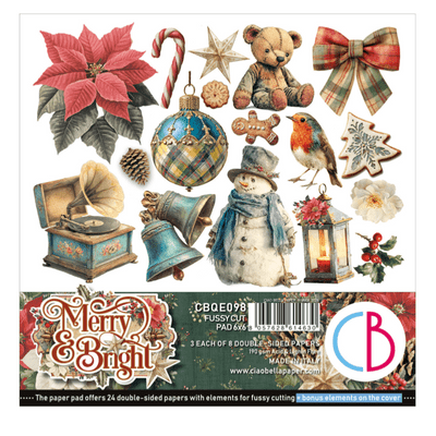 Ciao Bella 6x6 Inch Fussy Cut Pad - Merry & Bright
