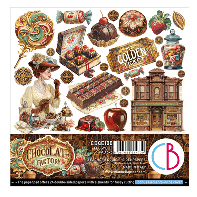 Ciao Bella 6x6 Inch Fussy Cut Pad - The Chocolate Factory