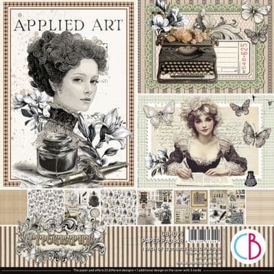 Ciao Bella 8x8 Inch Paper Pad - Typographic