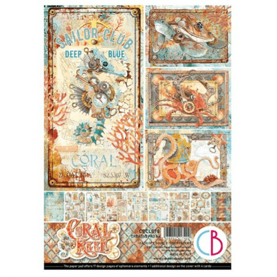 Ciao Bella A4 Creative Pad - Coral Reef