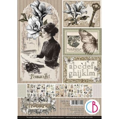 Ciao Bella A4 Creative Pad - Typographic
