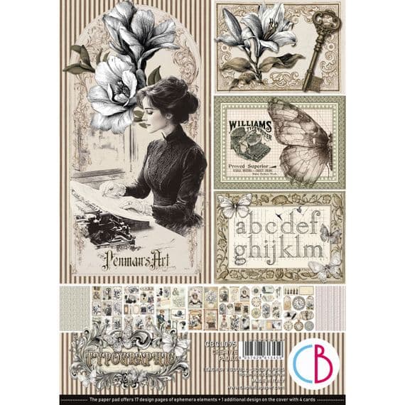 Ciao Bella A4 Creative Pad - Typographic