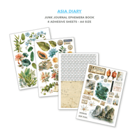 Ciao Bella A4 Junk Journal Ephemera Book - Asia Diary
