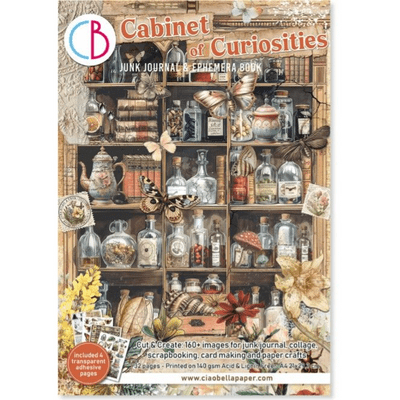 Ciao Bella A4 Junk Journal Ephemera Book - Cabinet of Curiosities