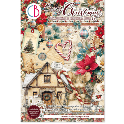Ciao Bella A4 Junk Journal Ephemera Book - Cozy Christmas
