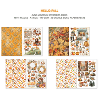 Ciao Bella A4 Junk Journal Ephemera Book - Hello Fall