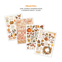 Ciao Bella A4 Junk Journal Ephemera Book - Hello Fall
