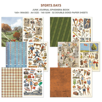 Ciao Bella A4 Junk Journal Ephemera Book - Sports Days