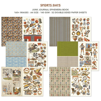 Ciao Bella A4 Junk Journal Ephemera Book - Sports Days