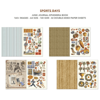 Ciao Bella A4 Junk Journal Ephemera Book - Sports Days
