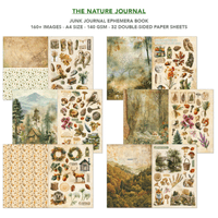 Ciao Bella A4 Junk Journal Ephemera Book - The Nature Journal