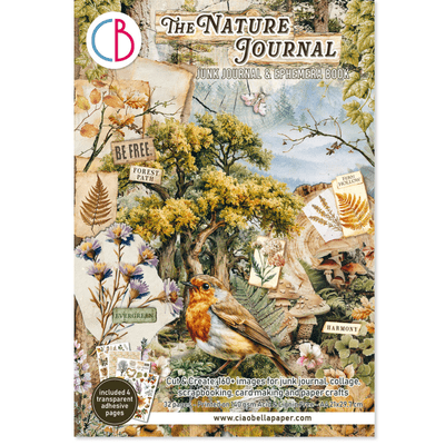 Ciao Bella A4 Junk Journal Ephemera Book - The Nature Journal