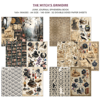 Ciao Bella A4 Junk Journal Ephemera Book - The Witch’s Grimoire