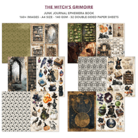 Ciao Bella A4 Junk Journal Ephemera Book - The Witch’s Grimoire