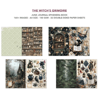 Ciao Bella A4 Junk Journal Ephemera Book - The Witch’s Grimoire