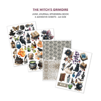 Ciao Bella A4 Junk Journal Ephemera Book - The Witch’s Grimoire