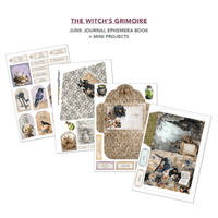 Ciao Bella A4 Junk Journal Ephemera Book - The Witch’s Grimoire