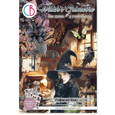 Ciao Bella A4 Junk Journal Ephemera Book - The Witch’s Grimoire