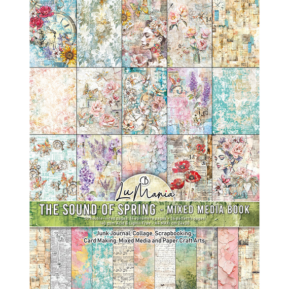 Ciao Bella A4 Maxi Mixed Media Book - Sound of Spring