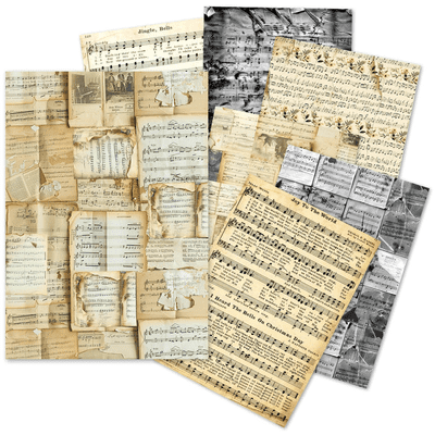 Ciao Bella A5 Tissue Paper Set – Music Sheet