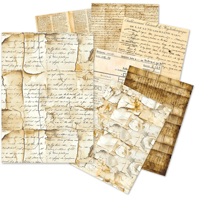 Ciao Bella A5 Tissue Paper Set – Vintage Manuscript