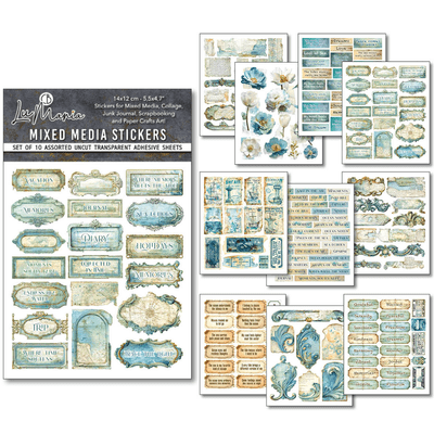 Ciao Bella Mixed Media Stickers - Edge of the Ocean
