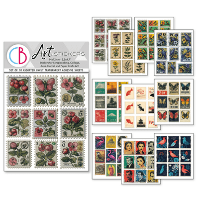 Ciao Bella Mixed Media Stickers - Faraway