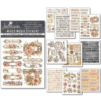 Ciao Bella Mixed Media Stickers - Lost in Time