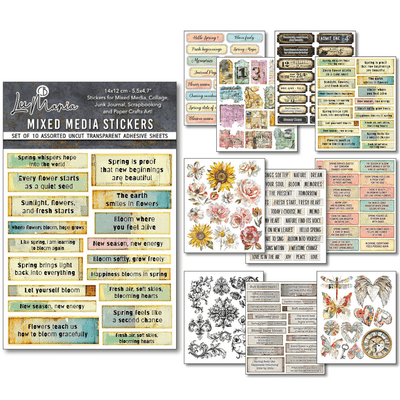 Ciao Bella Mixed Media Stickers - The Sound of Spring