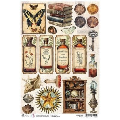 Ciao Bella Rice Paper Sheet A4 - Cabinet of Curiosities Potions