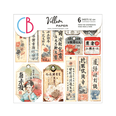 Ciao Bella Vellum Paper - Land of the Rising Sun