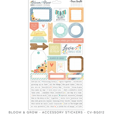 Cocoa Vanilla Studios Accessory Stickers - Bloom & Grow