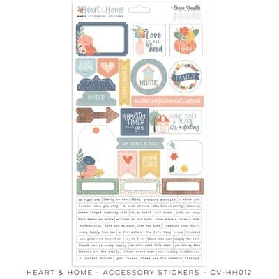 Cocoa Vanilla Studios Accessory Stickers - Heart & Home