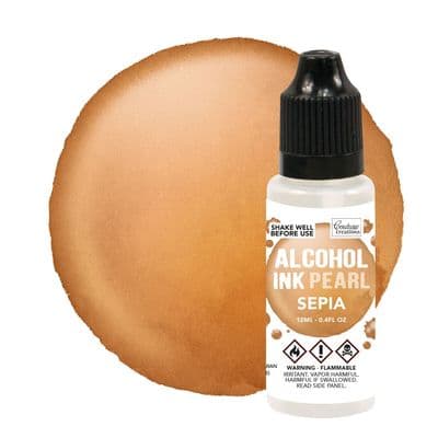 Couture Creations Alcohol Ink Pearl - Sepia 