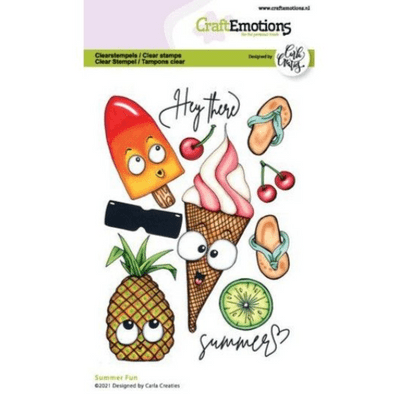 Craft Emotions Clear Stamps A6 - Summer Fun - Carla Creaties