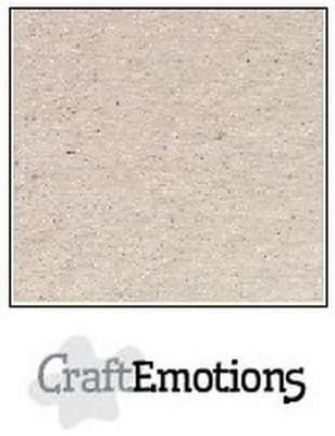 Craft Emotions Kraft 12x12 Cardstock - Chalky